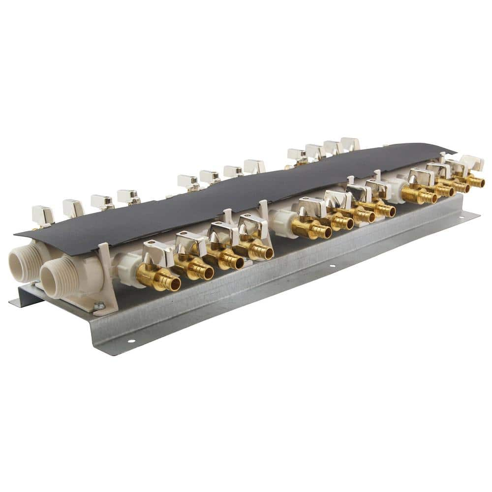 Buy 24-Port PEX-B Manifold With 1/2 In. Brass Ball Valves Online At ...