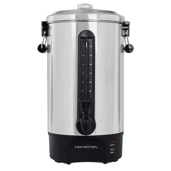 PartyHut 100-Cup Commercial Coffee Urn Brewing Broiler Coffee Maker