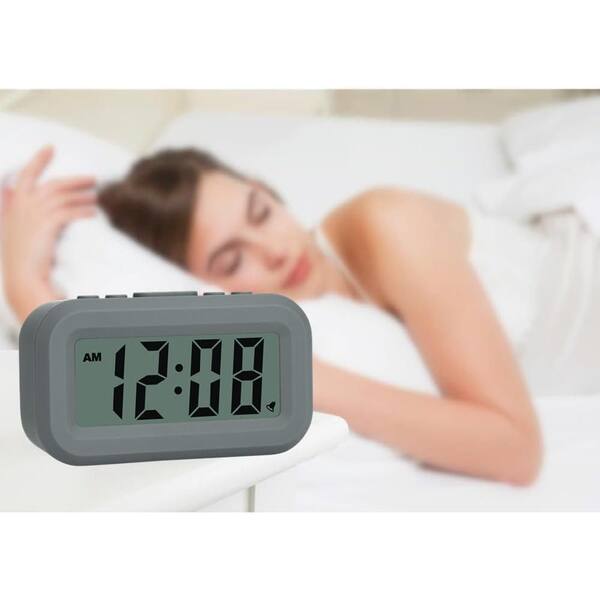 Afoxsos Compact Digital Alarm Clock with Auto Backlight, Gentle