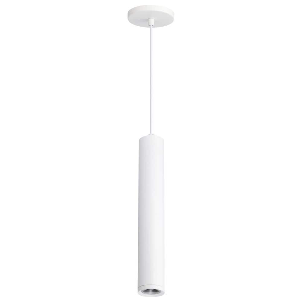 Matte White Aluminum LED Indoor/Outdoor Pendant Light