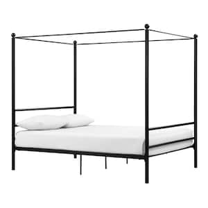 Kora Black Metal Full Canopy Bed