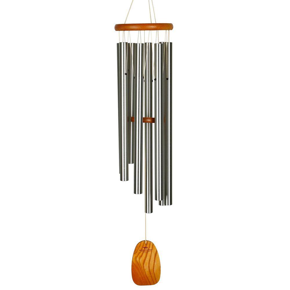 Silver and Cherry Wood Gregorian Tenor Wind Chime