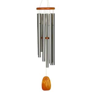 Signature Collection, Gregorian Chimes, Tenor, 39 in. Silver Wind Chime