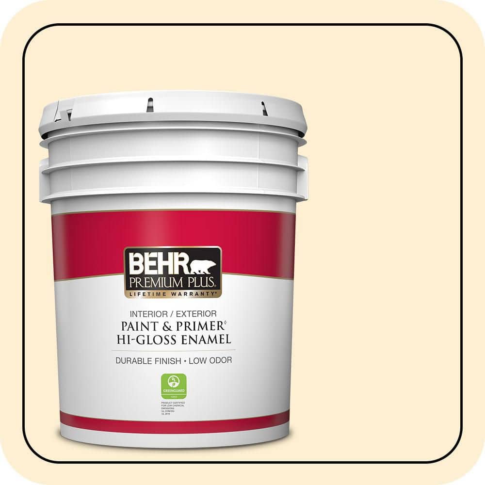 5 gal. #350C-1 Downy Hi-Gloss Enamel Interior/Exterior Paint & Primer price history on PriceWatchPro