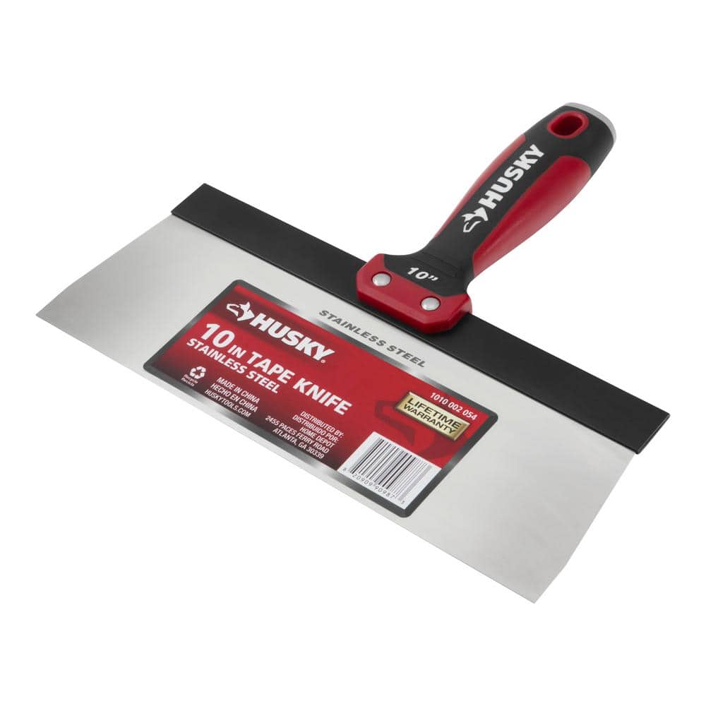 Husky 10 in. Tape Knife Scraper with Stainless Steel Blade 90987 The Home Depot