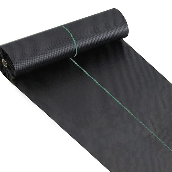 Heavy Duty Weed Barrier Fabric 2. 6FT x 100FT Thicken Garden Landscape Weed Mats Plastic Control Cloth Woven Geotextile