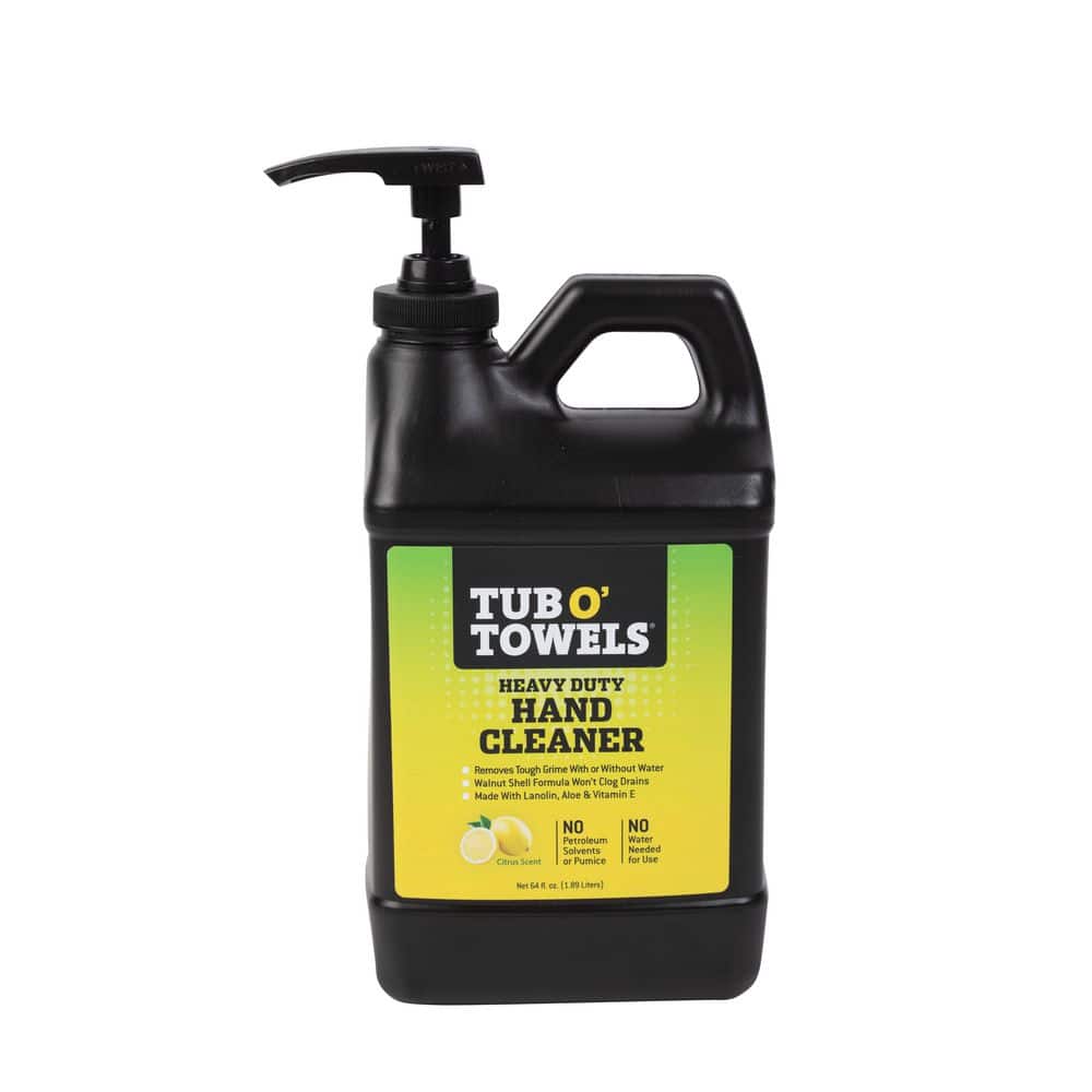 Tub O' Towels 64 oz. Pump Heavy-Duty Hand Soap Cleaner TS64