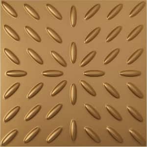 19 5/8 in. x 19 5/8 in. Blaze EnduraWall Decorative 3D Wall Panel, Gold (12-Pack for 32.04 Sq. Ft.)