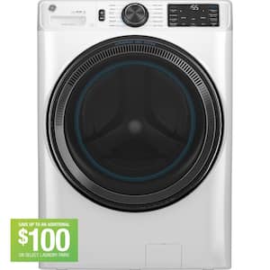 5.0 cu.ft. Smart Front Load Washer in White with Steam, UltraFresh Vent System, and Microban Technology