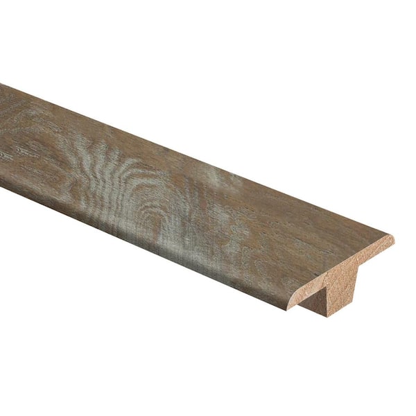 Zamma Hickory Revere Pewter 3/8 in. Thick x 1-3/4 in. Wide x 94 in. Length Hardwood T-Molding