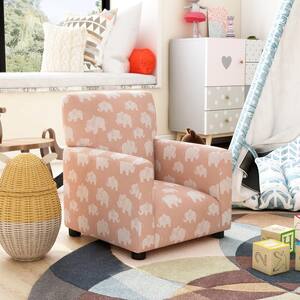 Floi Pink Elephant Upholstered Arm Chair