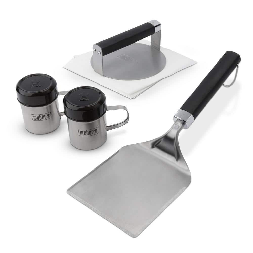 Weber Griddle Smashed Burger Set 3400061 - The Home Depot
