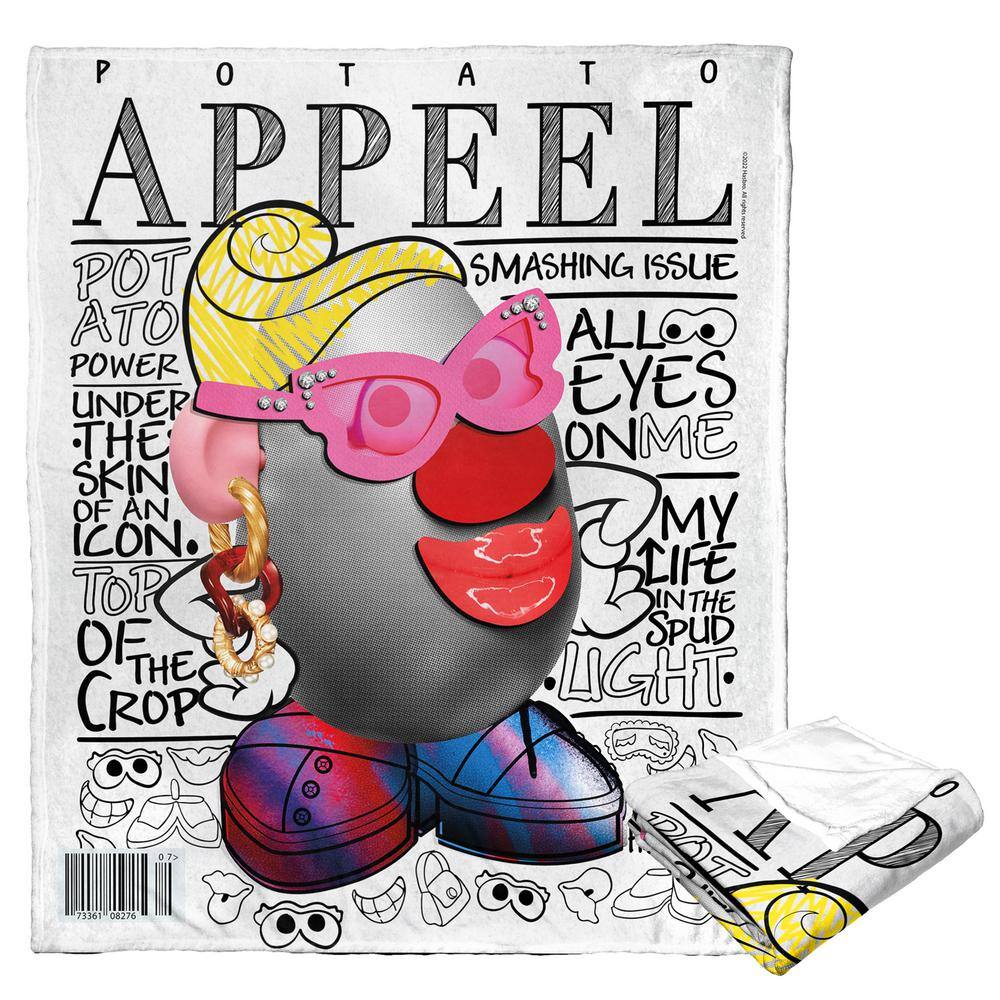 THE NORTHWEST GROUP Hasbro Potato Head Silk Touch MultiColored Throw