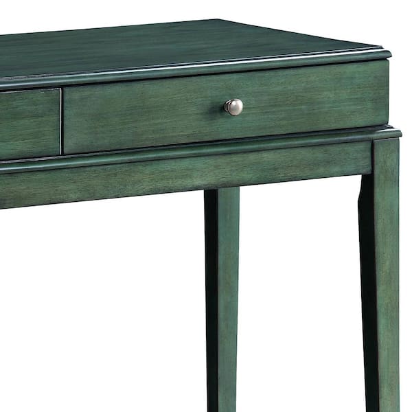 small desk green