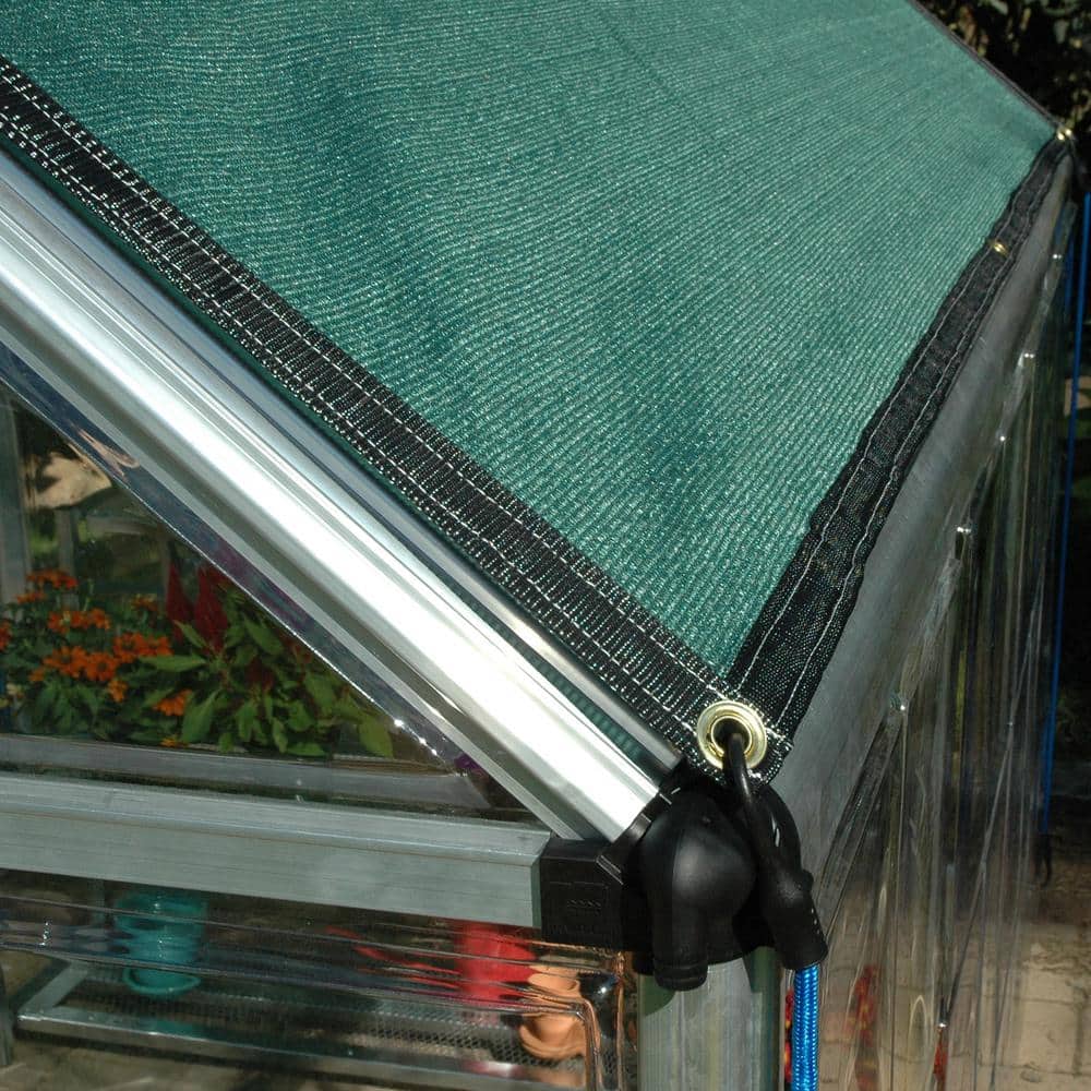 Green Outdoor Garden Shade Cloth with Brass Grommets