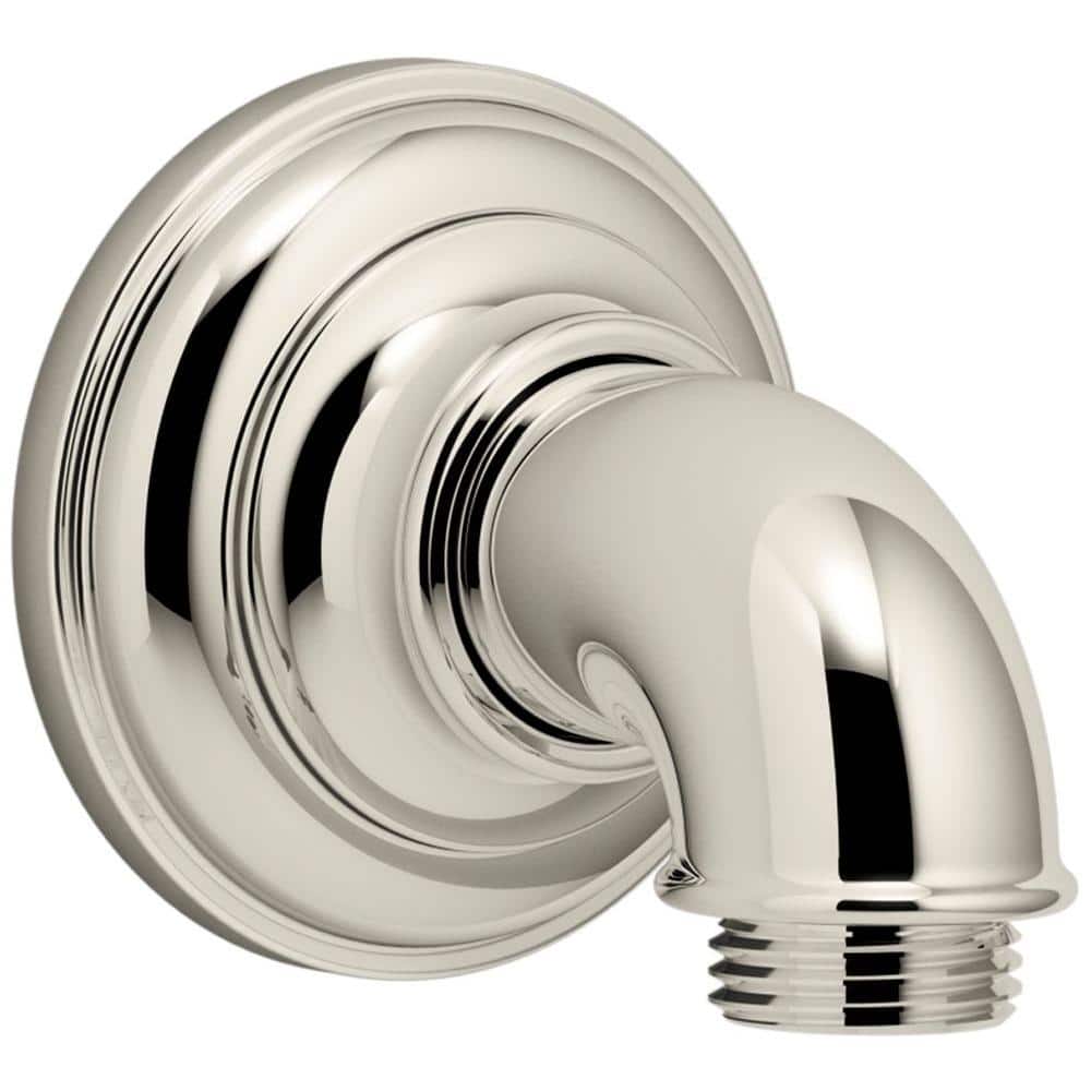 Artifacts 1/2 in. Metal 90° NPT Wall-Mount Supply Elbow in Vibrant Polished Nickel price history on PriceWatchPro