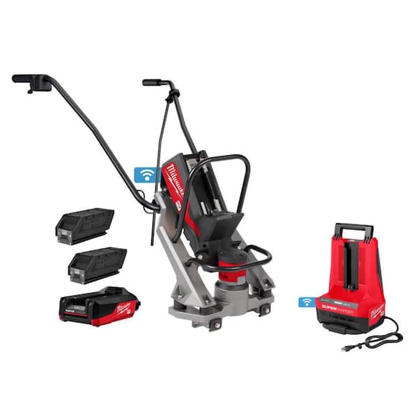 MX FUEL Lithium-Ion Cordless Vibratory Screed with (2) Batteries, Charger, & Super Charger