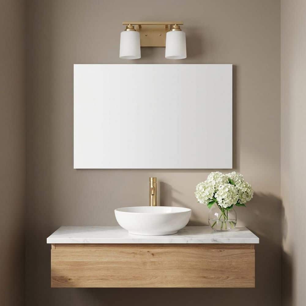 Generation Lighting Vinton 11.75 in. W x 7.75 in. H 2-Light Satin