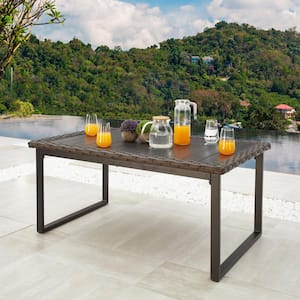 Wicker Rectangular Outdoor Coffee Table