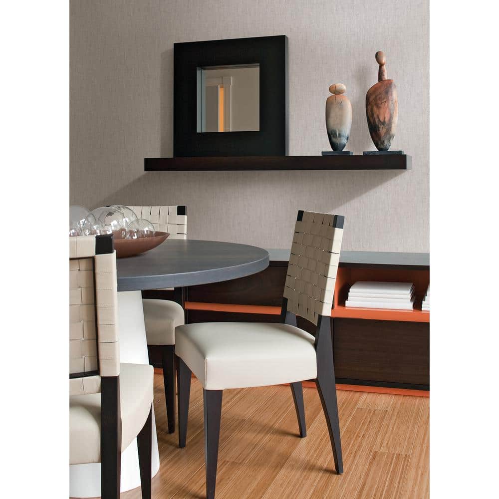 Deluc White and Light Grey Textured Vinyl Wallpaper