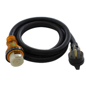 10 ft. 4-Prong 50A RV/Marine Power Cord with Power Indicator