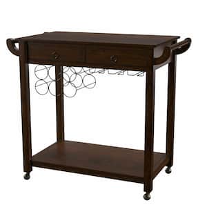 Cerro Brown Kitchen Cart with Drawers