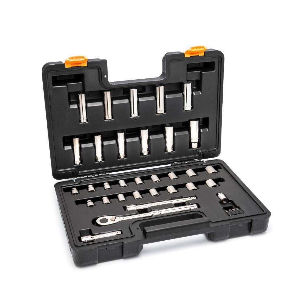 3/8 in. Drive 72-Tooth 12-Point Drive Mechanics Tool Set (36-Piece) price history on PriceWatchPro