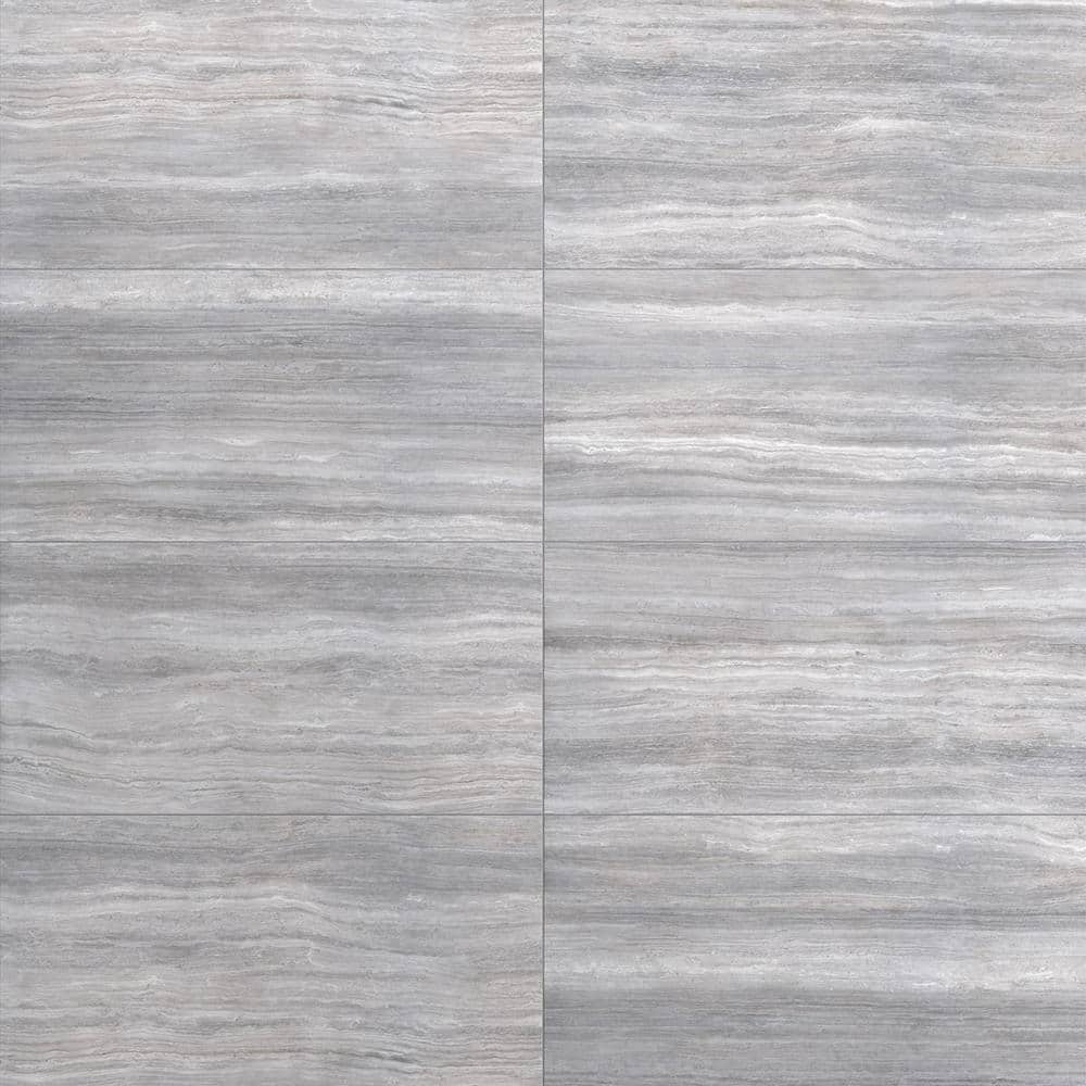 Ivy Hill Tile Atlanta Gray 23.45 in. x 47.07 in. Polished Porcelain Floor and Wall Tile (31 sq. ft./Case) -  EXT3RD109366