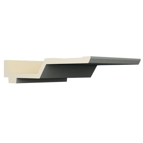 Ekena Millwork Anita 8.5 in. D x 8.5 in. W x 96 in. L Polyurethane Crown Moulding