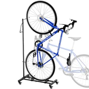 55lbs Capacity Upright Bike Stand Vertical Horizontal Adjustable Bike Storage Rack Bicycle Floor Parking Rack