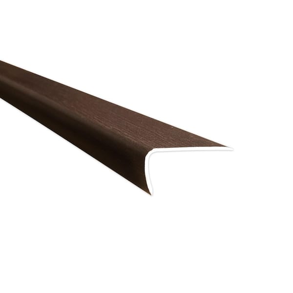 Unbranded Hampden Cove Hybrid Resilient 1.0 in. T x 2.0 in. W x 72 in. L Waterproof Stair Nose Molding