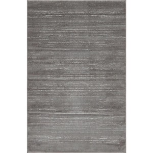 Uptown Collection Madison Avenue Gray 5' 0 x 8' 0 Area Rug