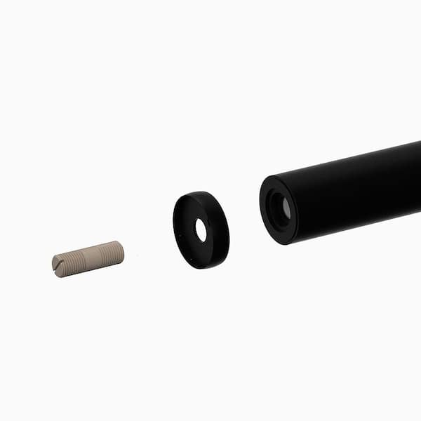Arke Civik 47 in. Black Handrail