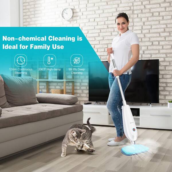 Black & Decker Steam Mop Electric Multi-functional High Temperature  Non-wireless Cleaner Home 6 In 1