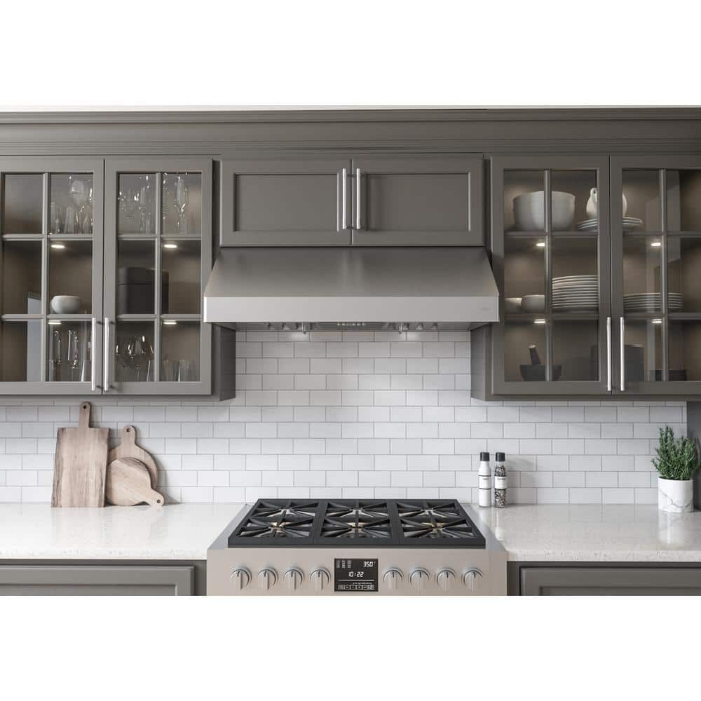 Zephyr 36" Stainless Steel Convertible Under Cabinet Range Hood