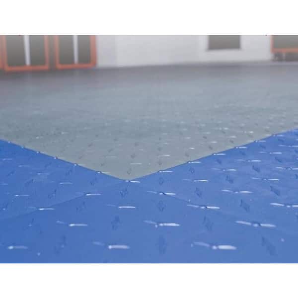 Swisstrax 15.75 in. Slate Grey Looped Edging for 15.75 in. Swisstrax Modular Tile Flooring (2-Pack)