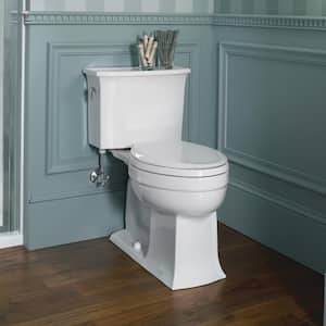 Cachet Anitmicrobial Elongated Closed Front Toilet Seat in White (2-Pack)