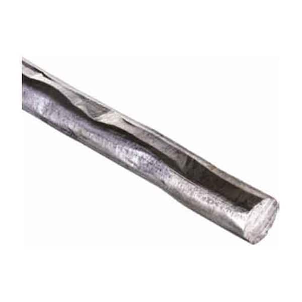 arteferro 118 in. x 1/4 in. x 1/4 in. Round Hammered Raw Forged Long Bar