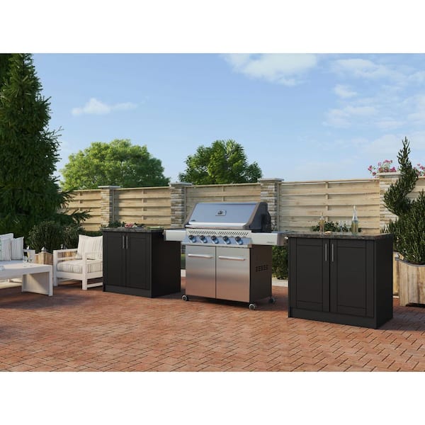Weatherstrong Sanibel Pitch Black 16, Home Depot Outdoor Kitchen Island