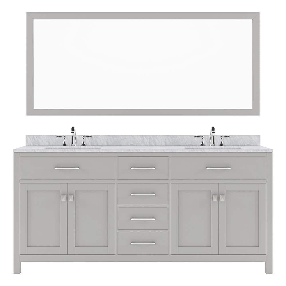 DEXTRUS 35.4 Single Wall Mount Bathroom Vanity Set, 2 Large