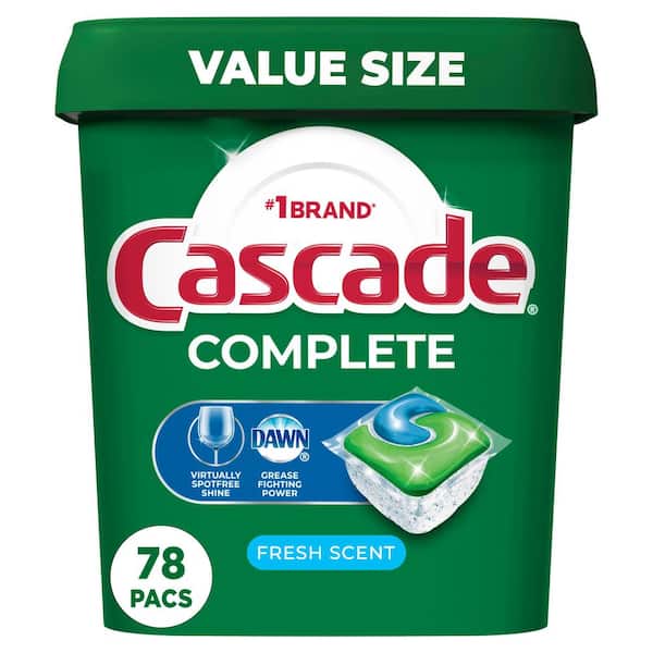Complete ActionPacs Fresh Scent Dishwasher Detergent with Dawn (78-Count)