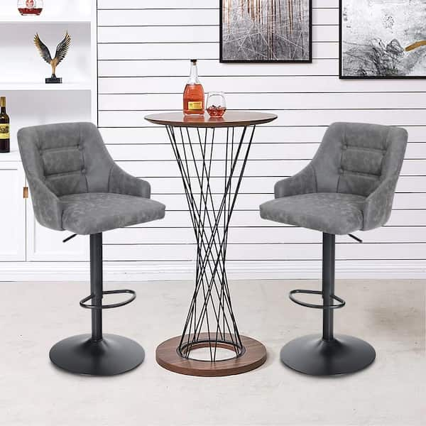 Oria swivel adjustable height bar online stool