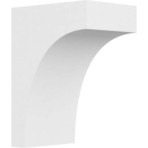 Ekena Millwork 7 in. x 14 in. x 10 in. Standard Stockport Architectural Grade PVC Corbel