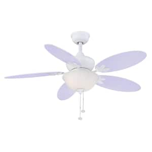 Harper III 44 in. LED White Smart Hubspace Ceiling Fan with Light and Remote