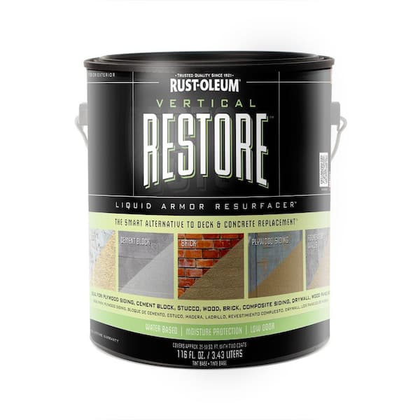 Restore 1-gal. Tint Base Vertical Liquid Armor Resurfacer for Walls and Siding