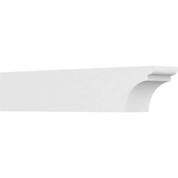 Ekena Millwork 5 in. x 6 in. x 30 in. Yorktown PVC Rafter Tail Brace