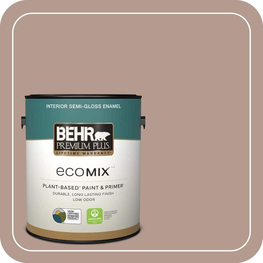 1 gal. #PPU5-15 Postmodern Mauve Semi-Gloss Enamel EcoMix Plant-Based Interior Paint & Primer price history on PriceWatchPro