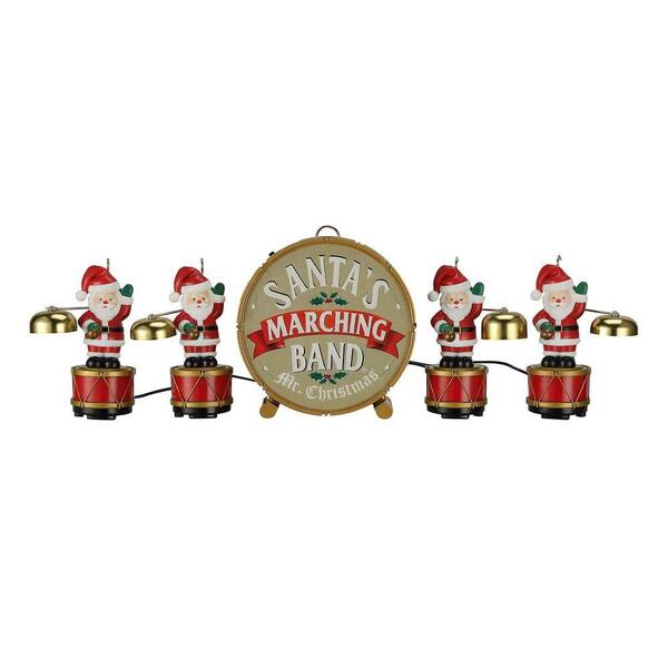 Mr. Christmas 6 in. Santa's Marching Band