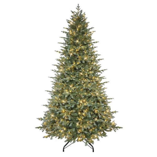 9 ft. Pre-Lit Linden Fir Artificial Christmas Tree with 750 Dual-Color LED Lights