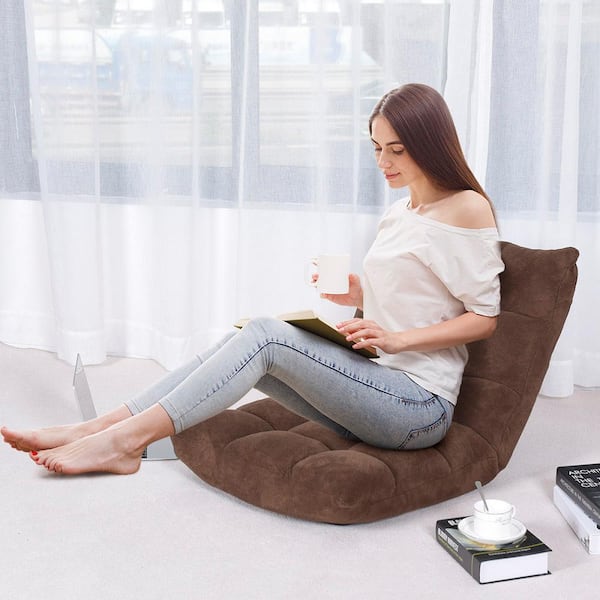 Adjustable Comfortable Cushioned Recliner Lazy Sofa Chair for